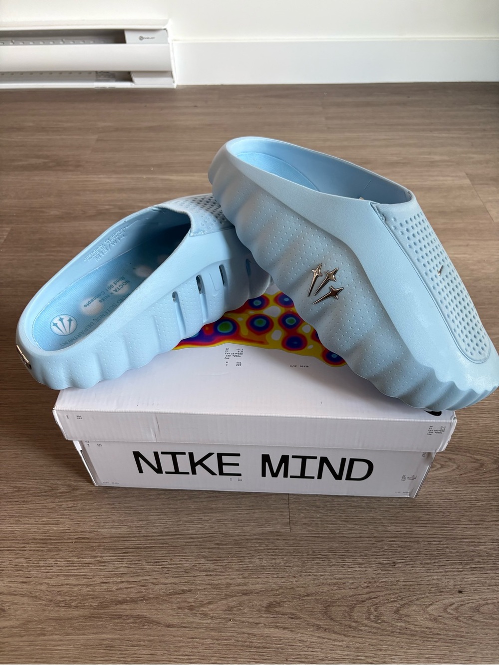 NOCTA x Nike Mind 001 Baby Blue Mule Slides DS BNIB Size 13 *sample pair SS’27*